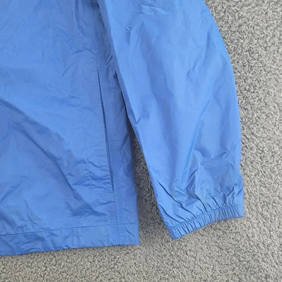 The North Face Hyvent Jacket Blue Lime Green Boys Large Hoodie Full Zip Pockets - Picture 10 of 16